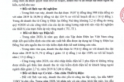 BÁO CÁO KẾT QUẢ SẢN XUẤT KINH DOANH NĂM 2020