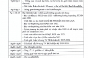 CHƯƠNG TRÌNH ĐẠI HỘI ĐỒNG CỔ ĐÔNG THƯỜNG NIÊN NĂM 2021
