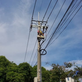 Đường dây 22KV và trạm biến áp 2x2.500 KVA công ty Hoàng Gia Khang 