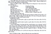 THÔNG BÁO CHI TRẢ CỔ TỨC NĂM 2020